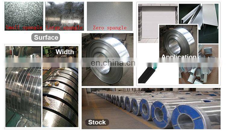 High Quality 174mm Width Galvanized  Steel Strip Zinc Coated Steel Slit Coil for Pipe