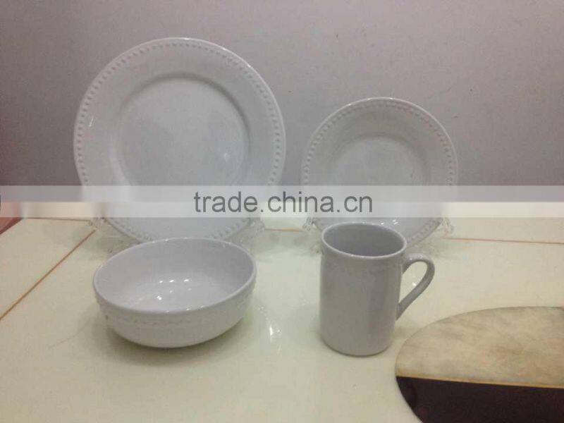 crackle glaze dinnerware setpurple embossed dinnerware set