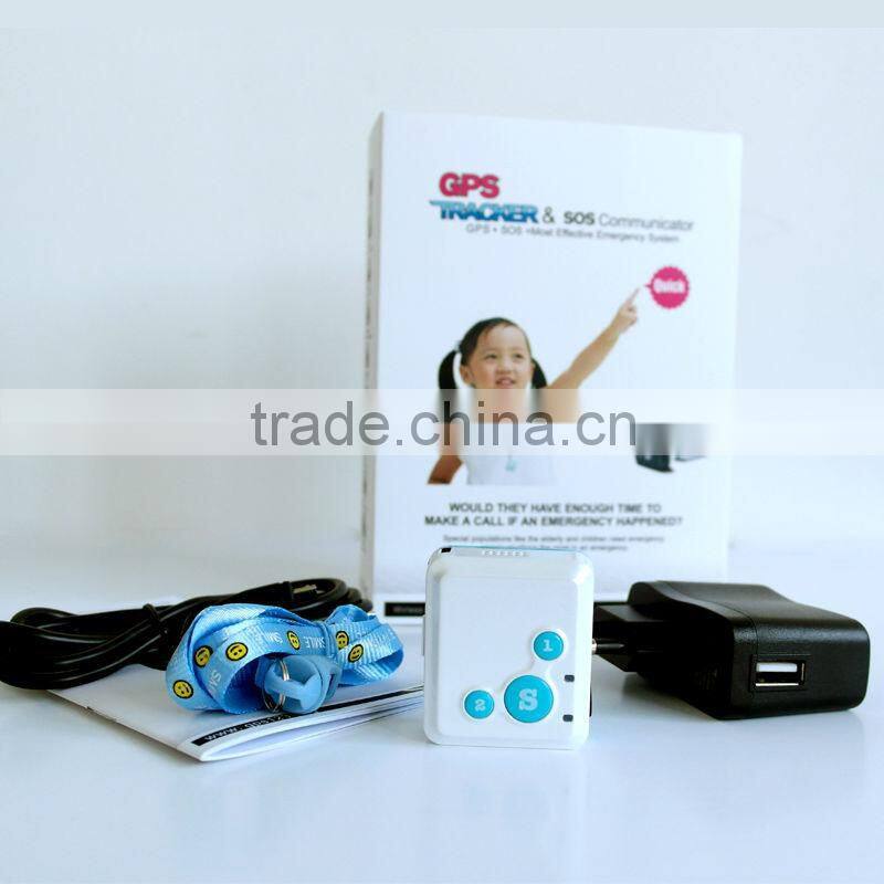 V16 cute design long battery life gps tracker with SOS Call and Hand-free for talk for children