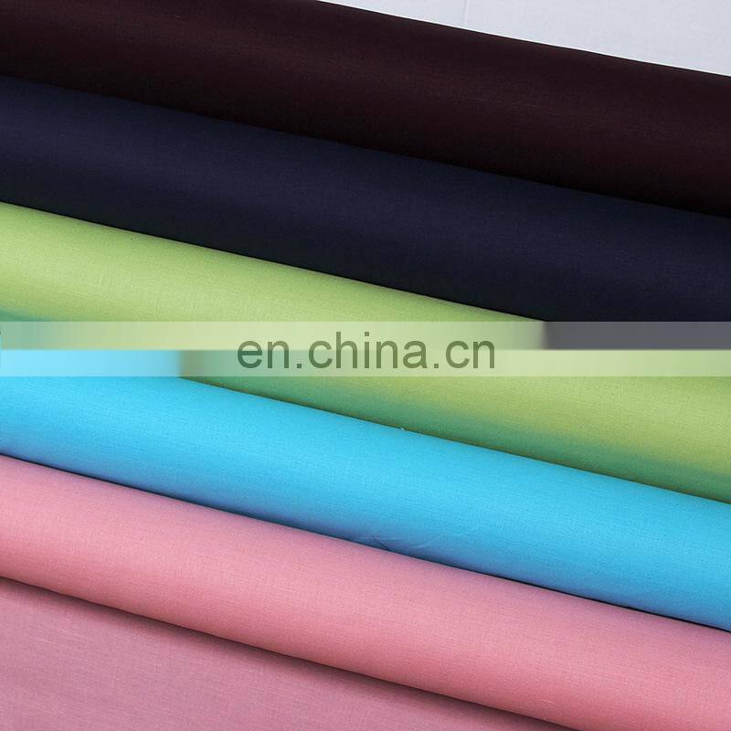 spring and summer casual Ramie cotton fabric  plain dyed cotton ramie fabrics