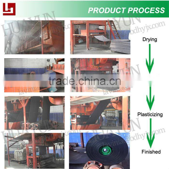 100 Degree Polyester Cotton High Heat Resistant Cement TC-70 Conveyor Belt