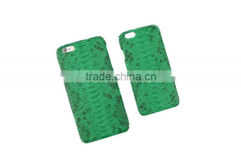 High Quality Luxury Colorful Real Python Snake Skin Leather PC Mobile Phone Case for Iphone6/6s Plus