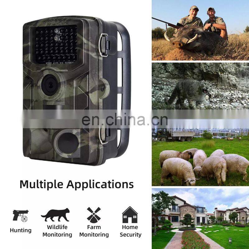 24MP 1080P thermal camera for hunting Motion Activated Camera Wildlife waterproof Hunting trail night vision Camera HC-808A