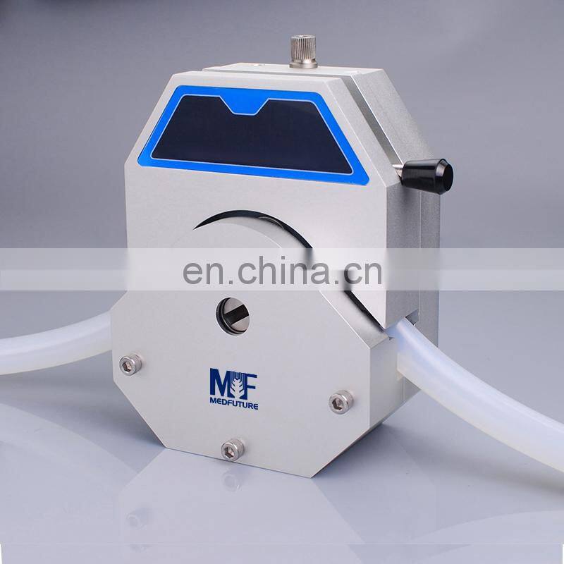 MedFuture liquid transfer intelligent bottle filling peristaltic pump system