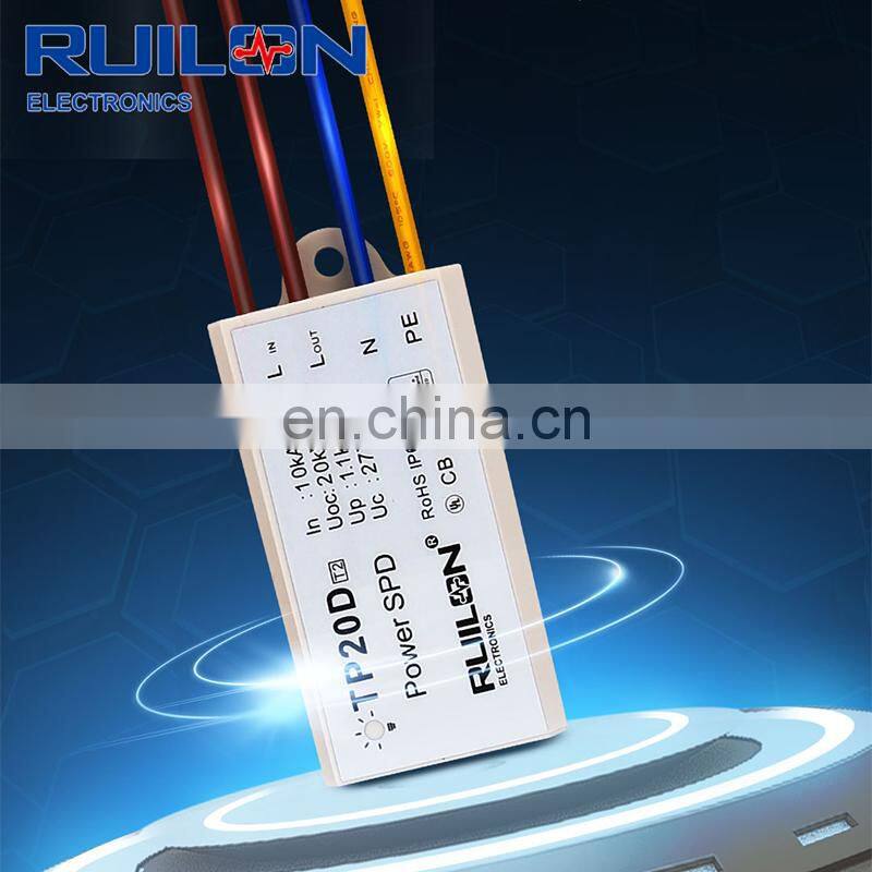 TP20D SPD 20kV Surge Protective Devices with LED Indicator IP65 Lightning Protector