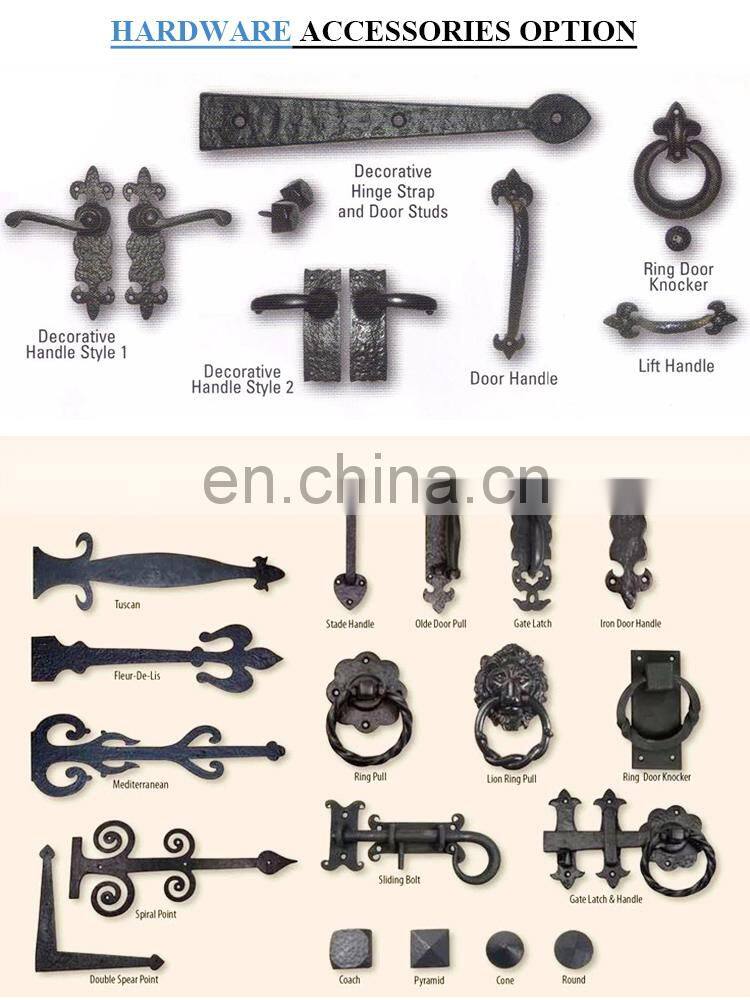 Custom outdoor main entrance metal security doors modern exterior safety double wrought iron front door designs