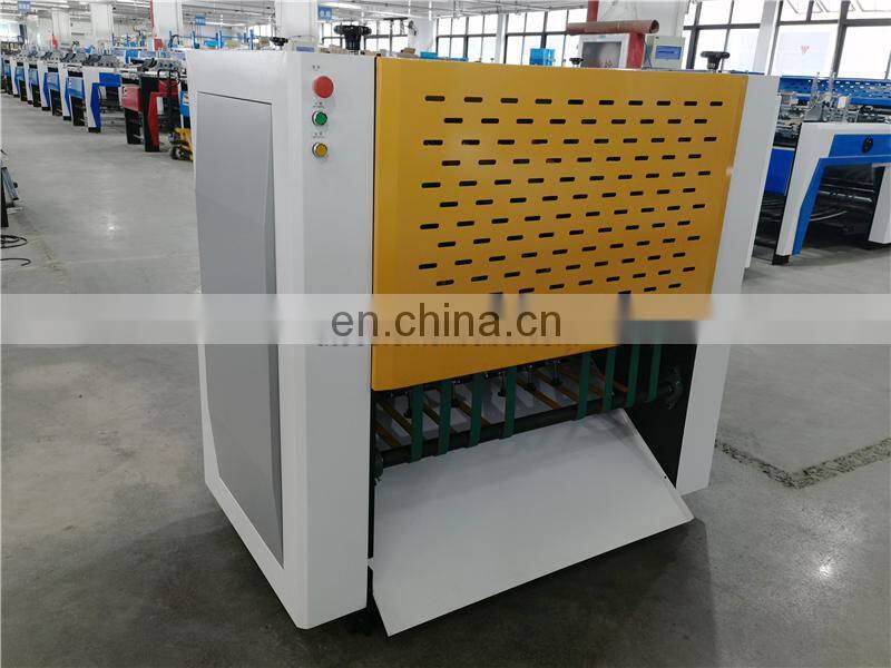 BG1200 hand feed rigid gift plywood paper board box grayboard v notch groove slotting Machine equipment