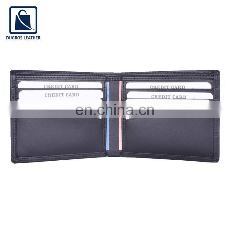 Chairman Lining Matching Stitching Genuine Leather Wallet for Men from Indian Manufacturer