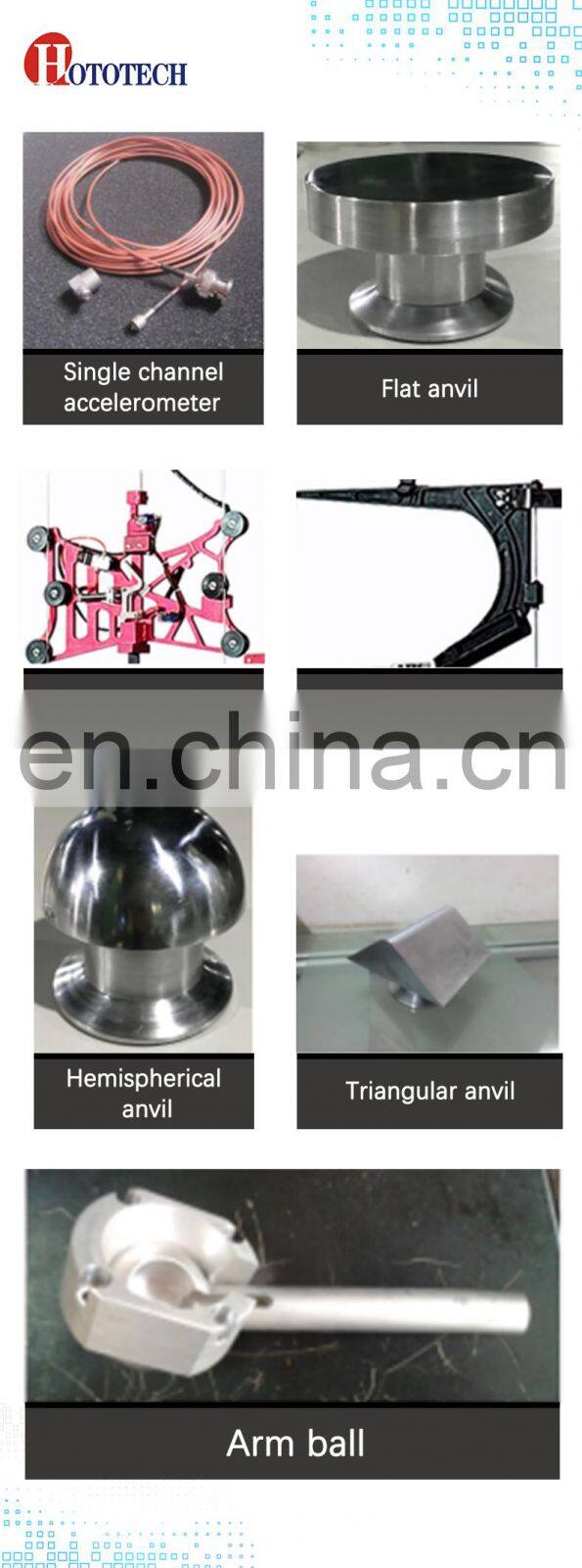 Motorcycle helmet Impact Attenuation Testing machine for DOT/JIS 8133/ECE R22.05 Testing
