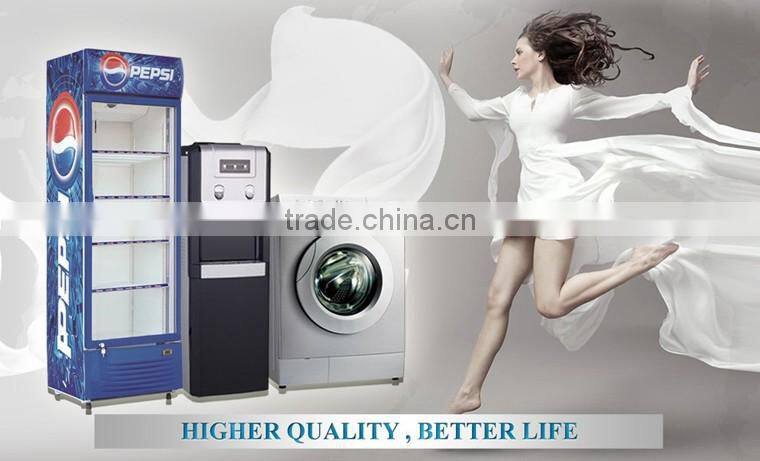 Supermarket mini upright ice cream deep display freezer showcase