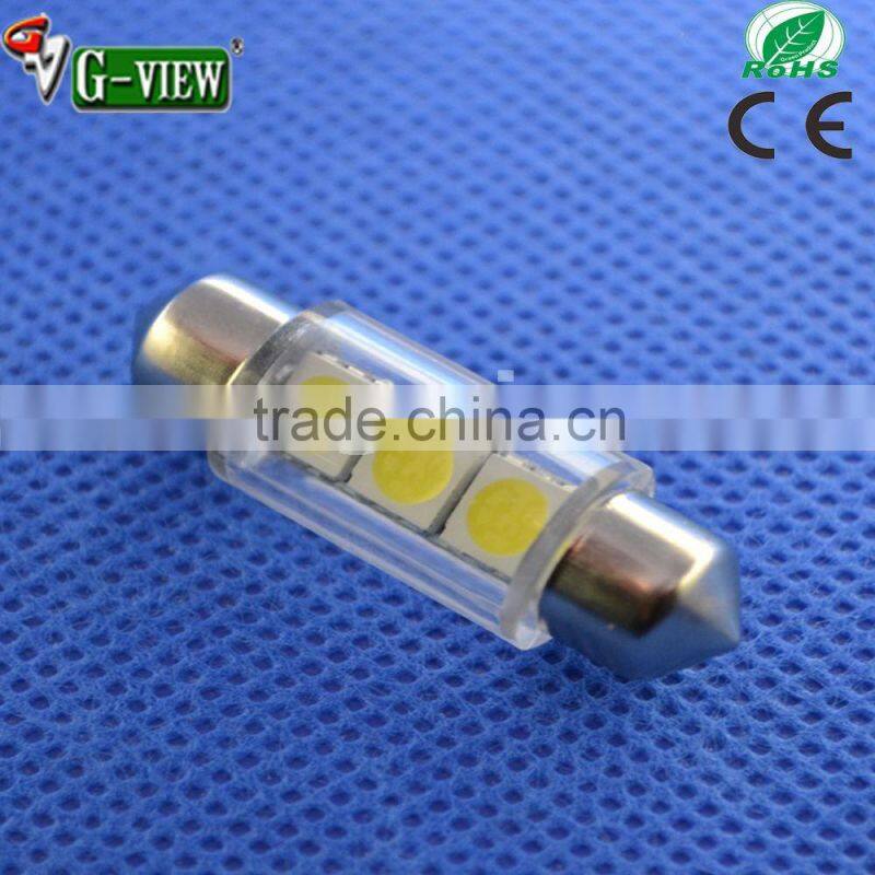 36mm 3smd 5050 auto led festoon bulb c5w 12v led light