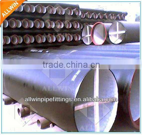 long k9 ductile iron pipe EN545/ISO2531 from China