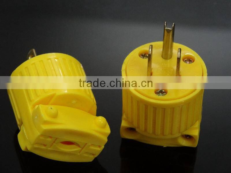 UL Listed Great Usage for industry NEMA 5-15 Plug American standard plug/NEMA 5-15P/US straight plug