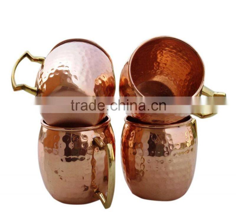 16oz/18oz Copper tisan Barrel Hammered Copper Moscow Mule Mug/Copper Mug