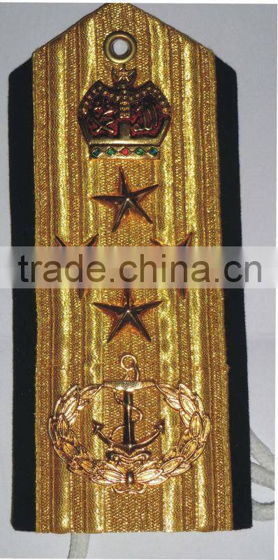 Rank Mark Shoulder Cuff Trimming Uniform