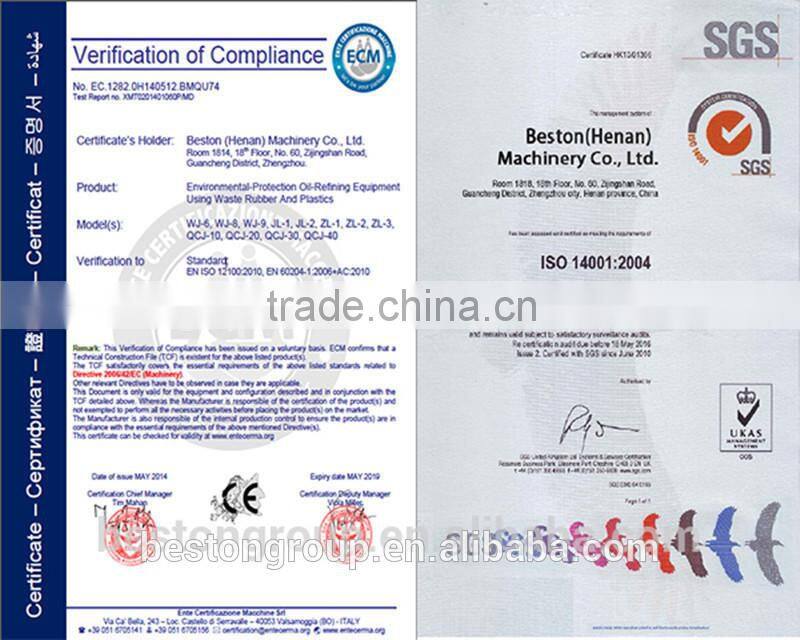 Fully automatic tyre to oil pyrolysis plant rubber recycling with high efficiency