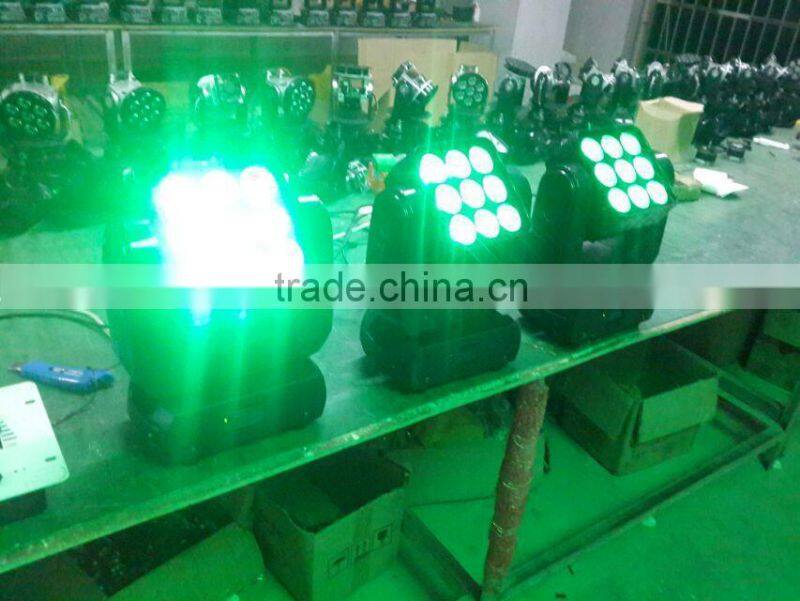 Led Matrix beam 9 x 10W led moving head stage lighting , stage LED 9x10w led moving head beam, RGBW led beam moving head light