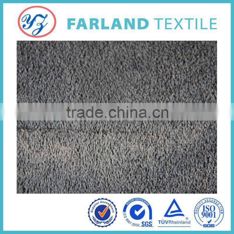 super soft back printed velboa fabric ugg boots fabric china's alibaba supplier