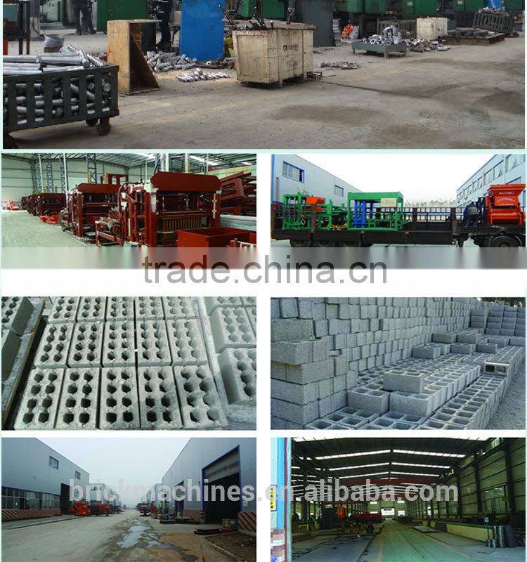 2015 new style QT4-24 alibaba india cement bricks project report hollow block machine price