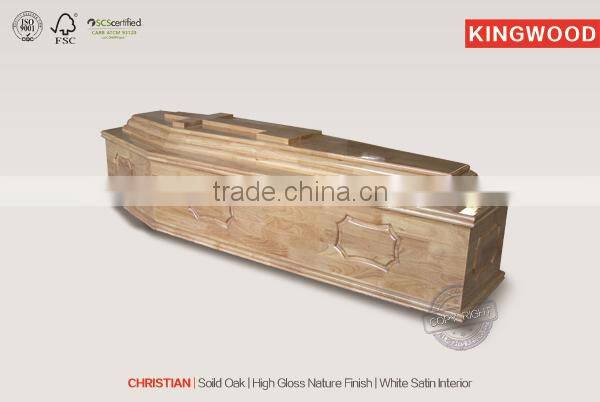 CHRISTIAN coffins to assemble china low price product wood casket