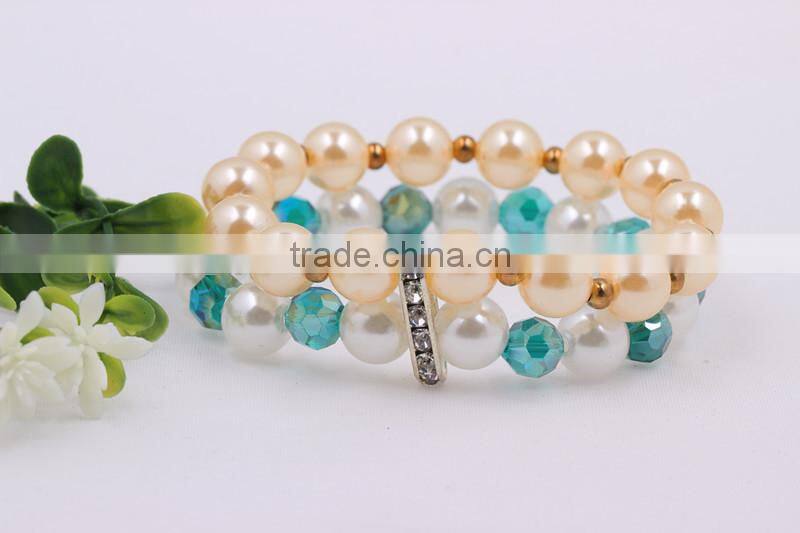 2014 Fashion Jade Bracelet CZ Diamond Beads Bracelet