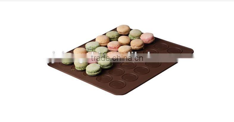 Hot sale FDA and LFGB food grade colorful silicone non-stick Macaron baking mat