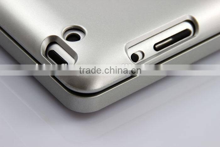 Power bank wireless Bluetooth keyboard case for iPad234 with 4000mah battery,rechargable folio calmshell Bluetooth keyboard