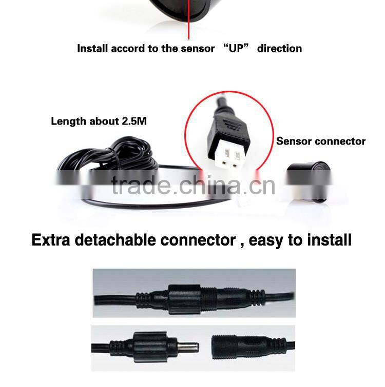 Fashion LED car parking display built in buzzer alert parking sensor OEM/ODM