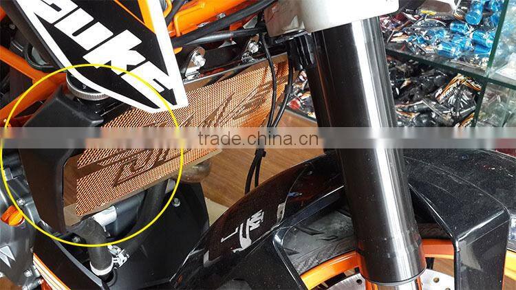 BJ-RSC-KT001 Orange Plastic Motorcycle Radiator Side Cover Fit KTM DUKE 390