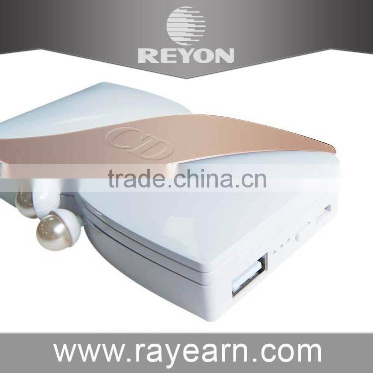 REYON 2016 Newest Cosmetic Mirror Power Bank for Cellphone 8000mAh Gift for Lady