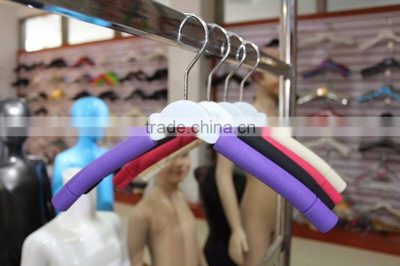 Xu Feng child cheap colorful plastic hanger with sponge factory 801B