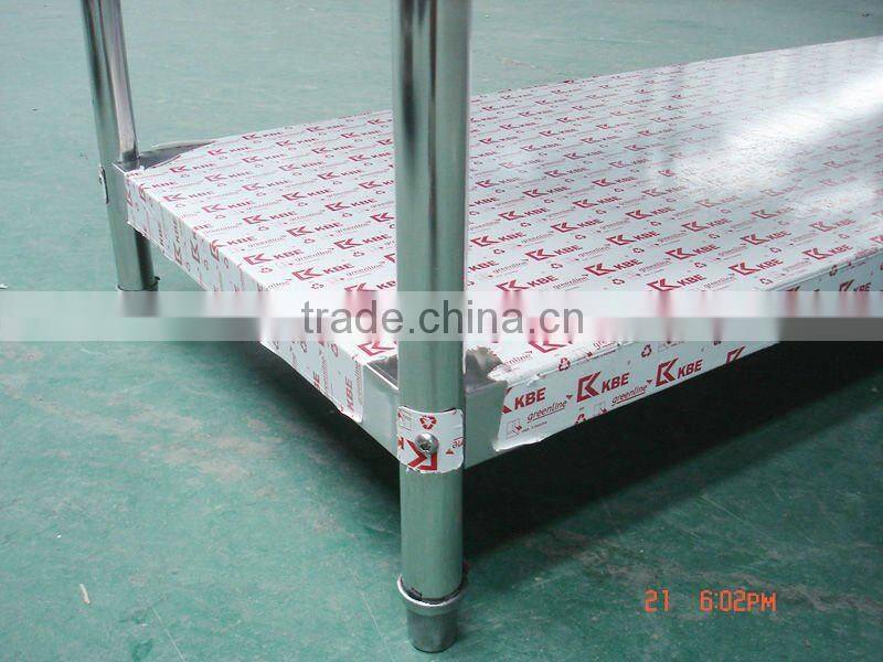 worktable with under shelf