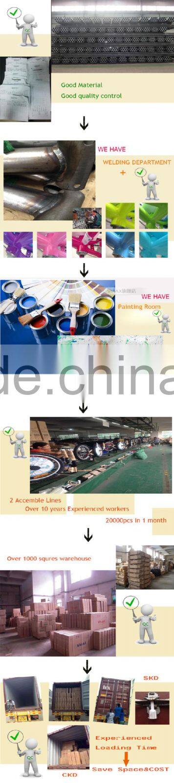 Baby Tricycle/quality baby stroller/baby bicycle with pedals, rear bags, sun-fender, bell ring/ children bike YQ10-36