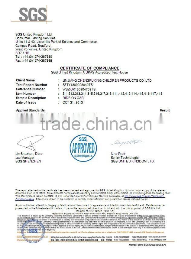 electric car kids 2015 ride on dumper 612