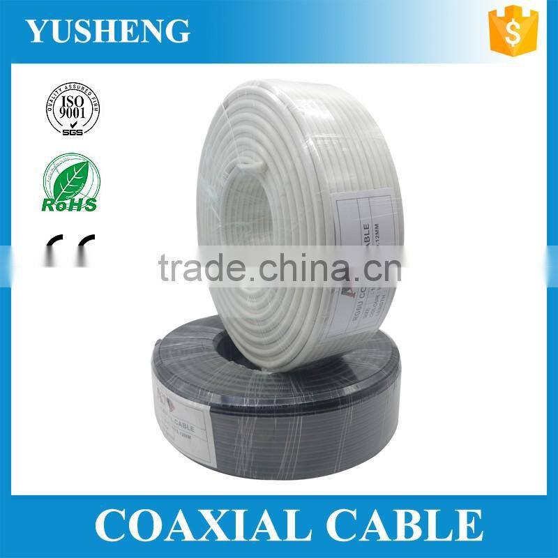 75 ohm RG6 RG11 RG59 standard shield coaxial CATV Cable with UL Standard