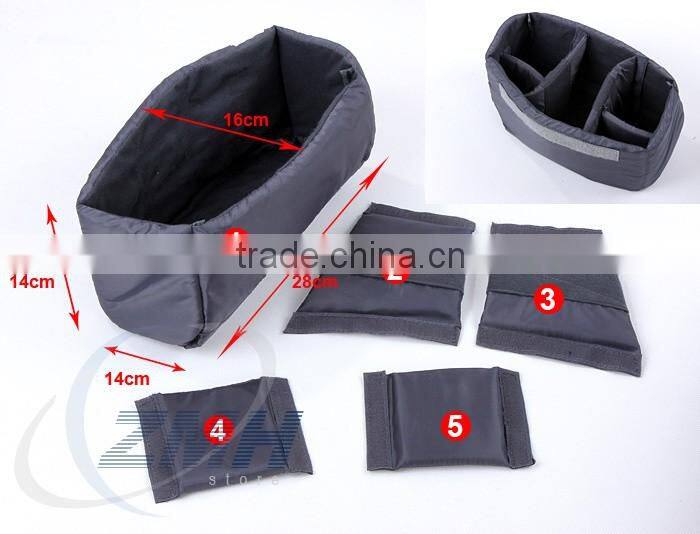 2016 New Black Waterproof Nylon cheap digital camera bag for sale.