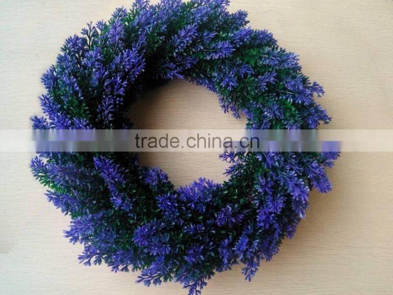 yiwu heart shaped christmas wreath green decorative plastic , faux boxwood heart garland