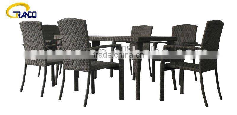 Granco KAL031 modern garden rattan dining set