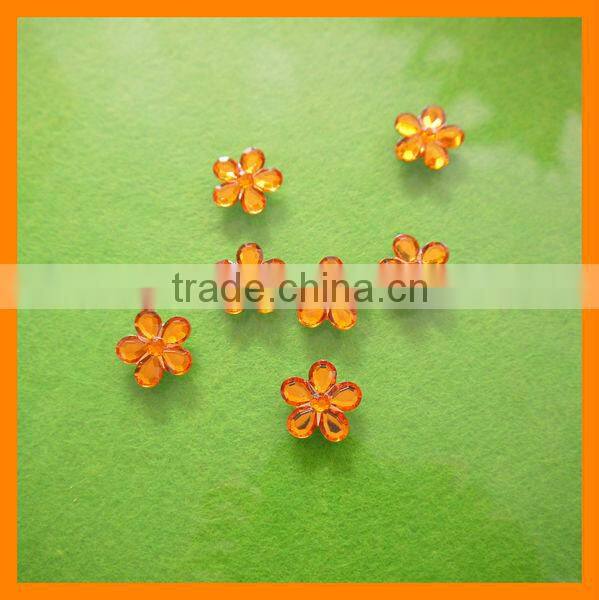 Blue Flower Shape Gemstone For Party Decoration