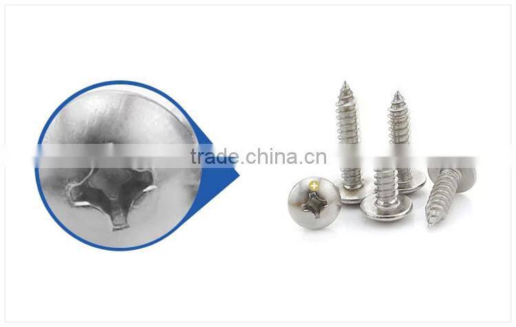 Stainless Steel Cross Flat Head Tapping Screw Thumb Head Tapping Screw
