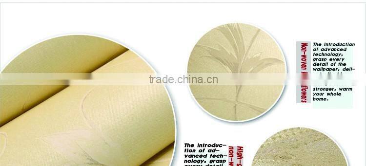 non woven economic room decoration wallpaper