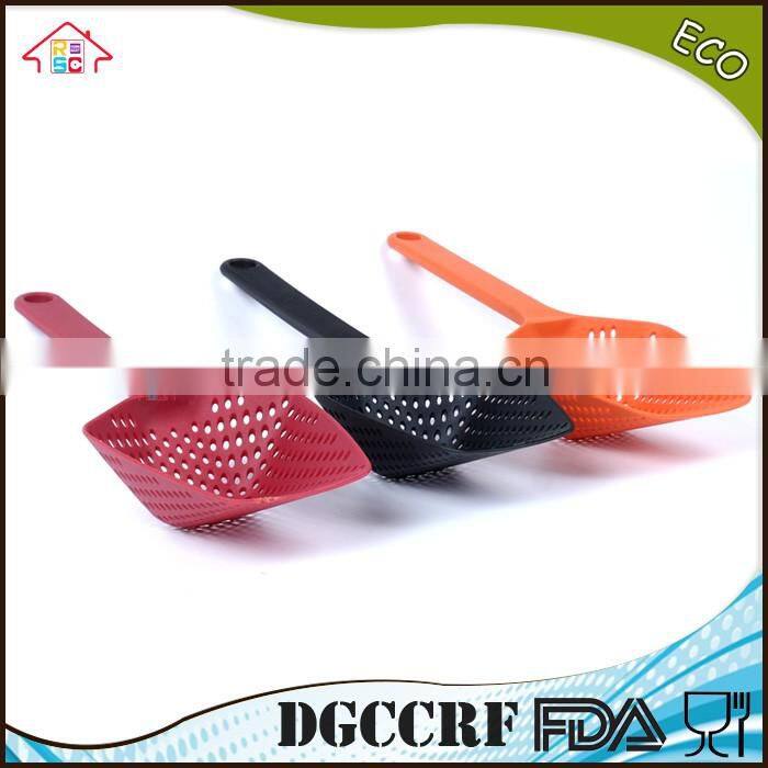 NBRSC Nylon Colander Strainer slotted Spoon Scoop Server Drain Pasta Veg Kitchen Cooking Serving Aid