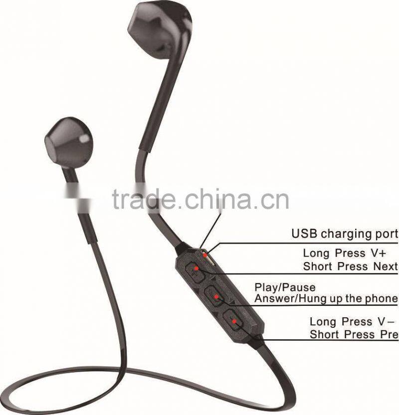 Stereo Voice Cavity Multi-Function Bluetooth 4.1 Earphone Model N4