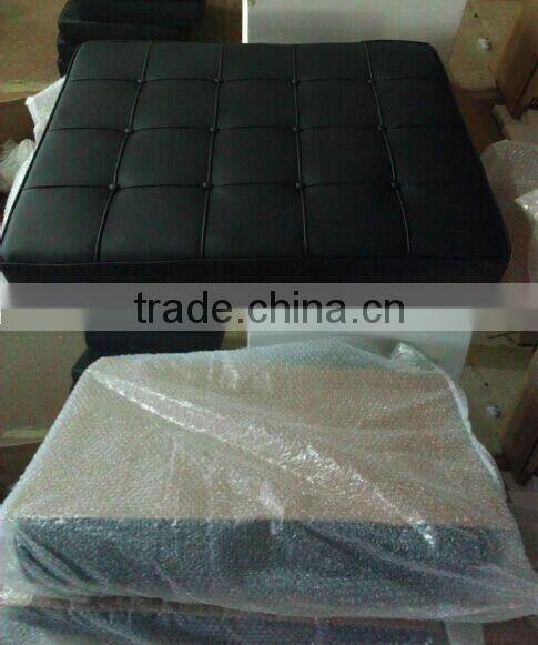 Modern Lobby Sofa Chair, Modern Style Leather Sofa, Barcelona Chair with Ottoman SF-505