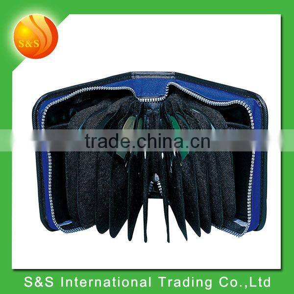 Bright color polyester 24 CD's cute CD case