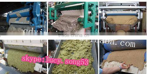 Sludge treatment- Belt type filter press