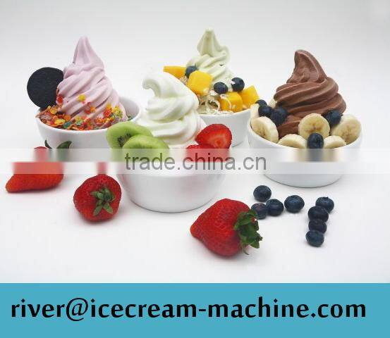 Soft serve, South America, ice cream powder, ice cream machine