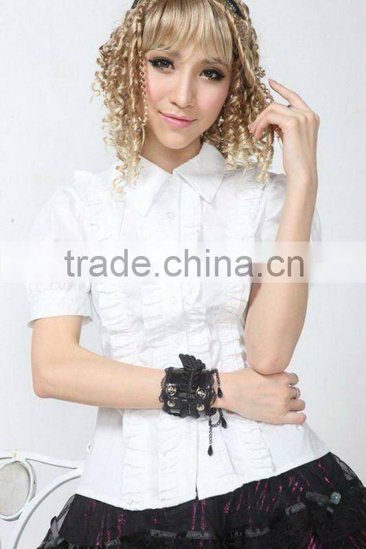 GOTHIC 81091 PUNK Lolita LACE QUEEN SHIRT S-L