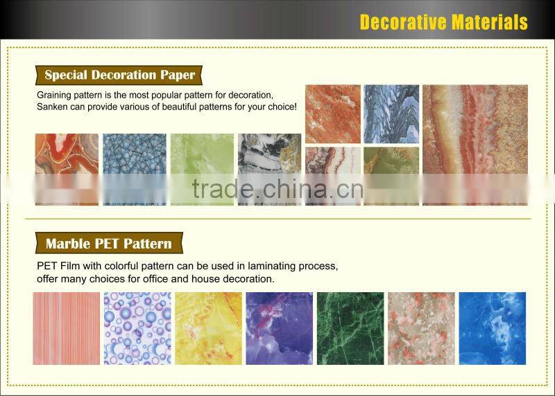 New Design Decorative Paper for Furniture Glass Laminating