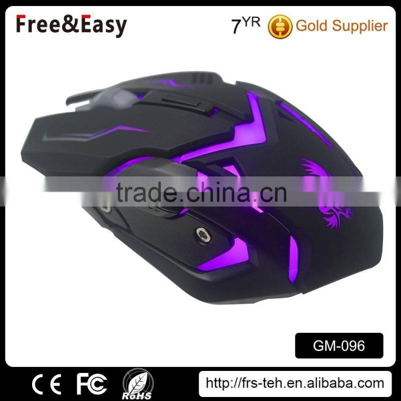 new style high quality mechanical custom logo 7d gaming mouse